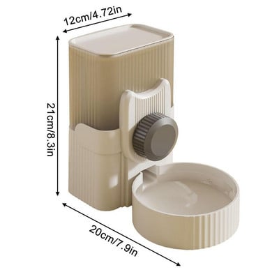 Automātiskās kaķu barotavas 34 Oz Gravity Pet Smart kaķu barības kibbles dozatora piederumi Pogas versija Automātiskā barotava kaķiem Suņiem