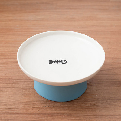 Katės dubuo Keraminiai naminių gyvūnėlių dubenys kačių šunų dubens indas naminių gyvūnėlių ėdalo lėkštė kačiukui vandens indų tiektuvas šunų dubens tiektuvas katėms Naminių gyvūnėlių priedai