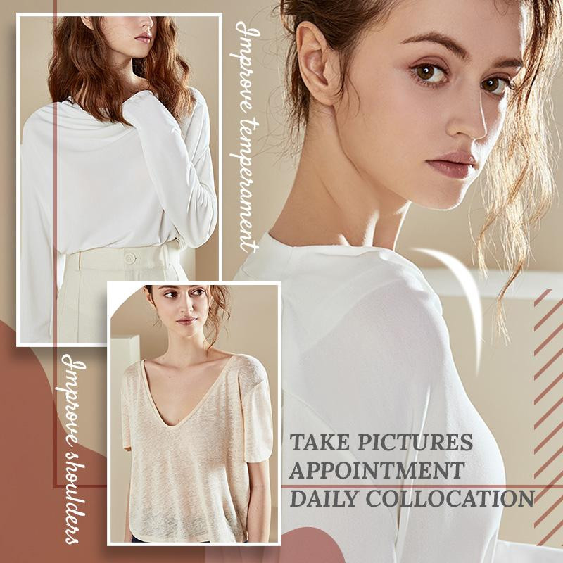 1pora nematomų pečių pagalvėlių Nuimami kvėpuojantys silikoniniai pečių įklotai Dekoratyviniai pečių įklotai Drabužių siuvimo priedai