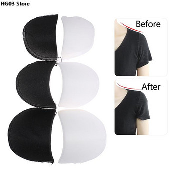 Νέα 2/10pcs=1/5Pairs SML Shoulder Pads Μαλακή επένδυση Shoulder Pad Κρυπτογράφηση αφρός για Blazer T-shirt Ρούχα Αξεσουάρ ραπτικής
