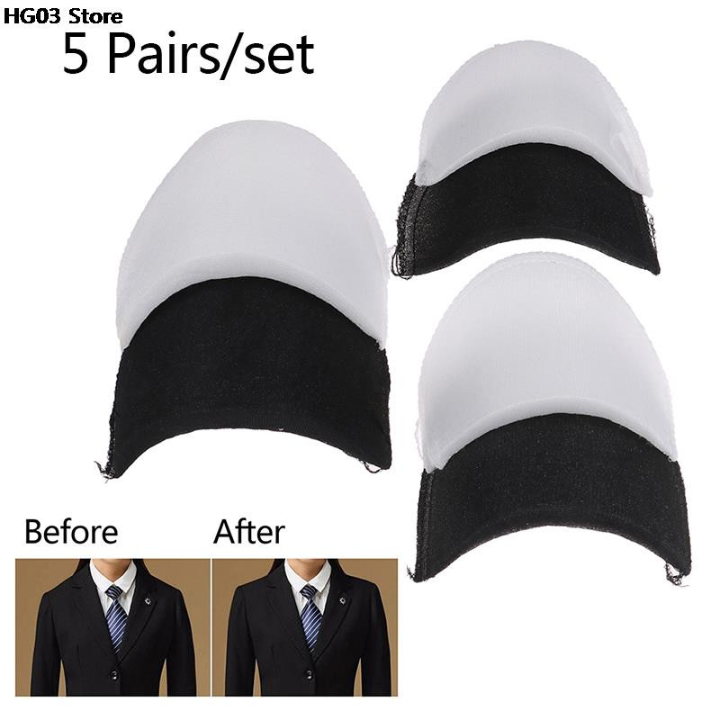 Nauji 2/10 vnt=1/5 porų SML pečių pagalvėlės Minkštos paminkštintos pečių pagalvėlės šifravimo putos, skirtos švarkams marškinėliai, drabužių siuvimo priedai