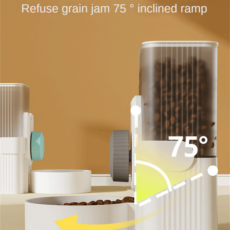 Lemmiklooma veesöötur Koputusvastane rippuv Vastupidav emakakaela kaitsev kaelakaitse Kassitoidukauss Rippuv kassikauss, kaks stiili