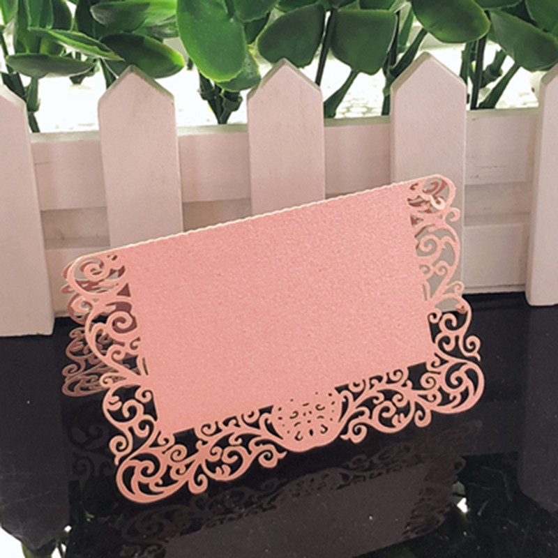 50db Csipke Név Helykártyák Esküvői Dekoráció Gyöngyházfényű Asztaldekor Asztalnév Üzenet Üdvözlőlap Esküvői Party kellékek