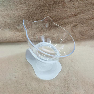 Pakeltas stovas Dvigubas kačių dubuo Lengvai plaunamas Dubuo naminiams gyvūnėliams Neslystantis įstrižas dizainas šėrimo dubuo Katės Šunims Lesyklėlės Naminių gyvūnų reikmenys