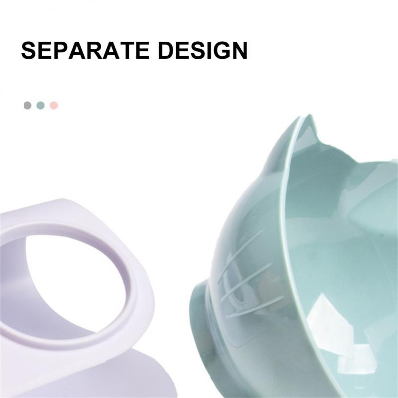 Pakeltas stovas Dvigubas kačių dubuo Lengvai plaunamas Dubuo naminiams gyvūnėliams Neslystantis įstrižas dizainas šėrimo dubuo Katės Šunims Lesyklėlės Naminių gyvūnų reikmenys