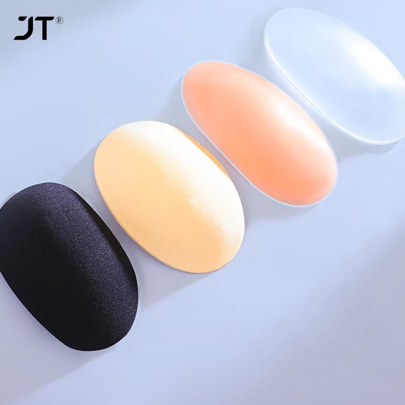 2 vnt. Neslystantys pečių pagalvėlės stačiu kampu netikri pečių pagalvėlės silikoniniai pečių daugkartiniai lipnūs pečių lipdukai, vienodi