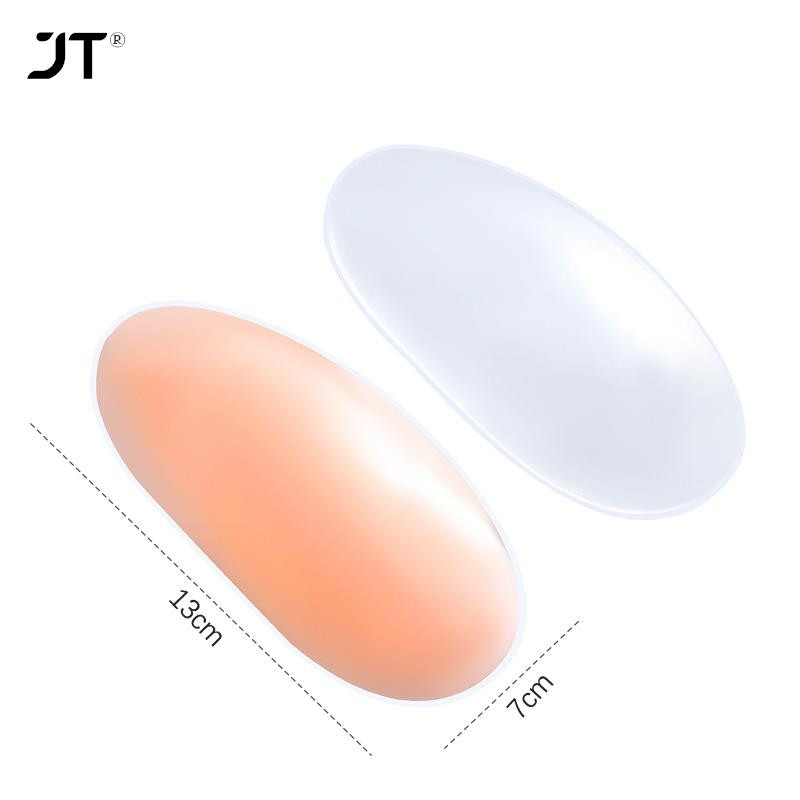 2 vnt. Neslystantys pečių pagalvėlės stačiu kampu netikri pečių pagalvėlės silikoniniai pečių daugkartiniai lipnūs pečių lipdukai, vienodi