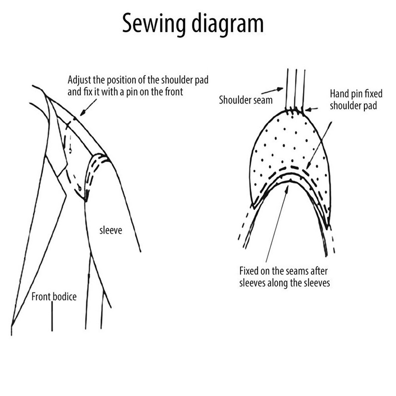 6/9/12 Pairs Sponge Pads Shoulder Pairs Sewing Setting Shoulder Pads Επιθέματα αφρού για Blazer T-Shirt Αξεσουάρ ρούχων Unisex