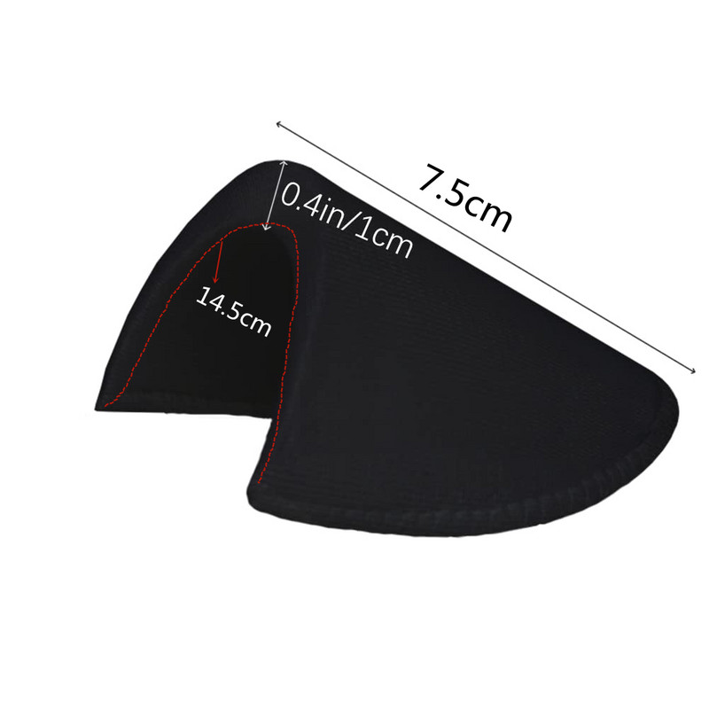 6/9/12 Pairs Sponge Pads Shoulder Pairs Sewing Setting Shoulder Pads Επιθέματα αφρού για Blazer T-Shirt Αξεσουάρ ρούχων Unisex