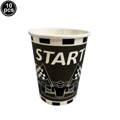 Sacīkšu dzimšanas dienas rotājumi Ceļu galdauts Sacīkšu trases galdauts skrējējs Galda karogs bērniem Automašīnu tēmas dzimšanas dienas svinību piederumi