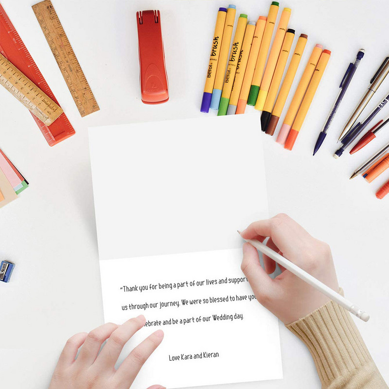 5 vnt padėkos sveikinimo atvirukas sulankstomas rašomas vestuvių atvirukas gimtadienio dekoratyviniam kvietimui dovana svečiui