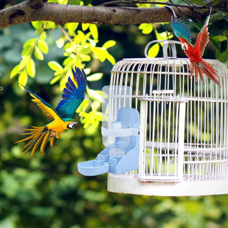 Automata víztartó 500 ml-es szivárgásmentes porálló vizestál hordozható itató nyuszimadár holland disznók számára, nagy kapacitású víz