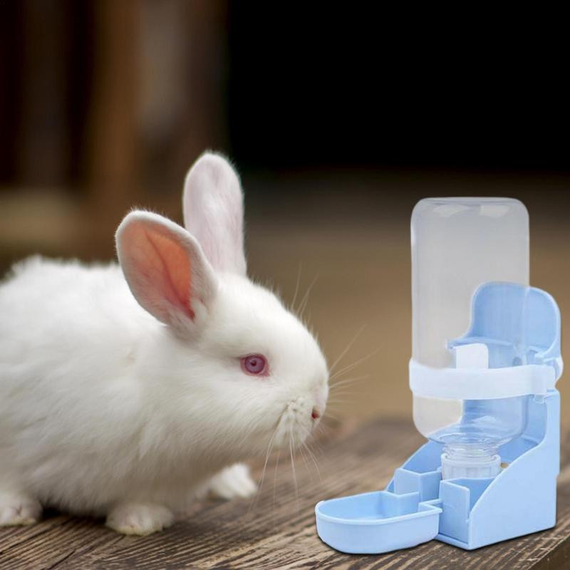 Automata víztartó 500 ml-es szivárgásmentes porálló vizestál hordozható itató nyuszimadár holland disznók számára, nagy kapacitású víz