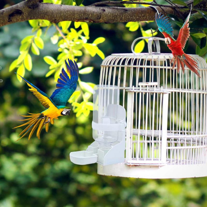 Automata víztartó 500 ml-es szivárgásmentes porálló vizestál hordozható itató nyuszimadár holland disznók számára, nagy kapacitású víz