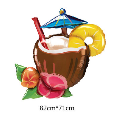 Plaukimo baseinas Reivo vakarėlio dekoracijos Su gimtadieniu Vienkartiniai stalo reikmenys Popieriniai lėkštės Puodeliai Balionai Havajietiški vestuvių reikmenys