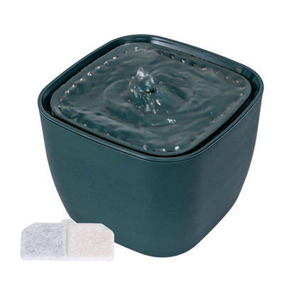 Kačių geriamieji fontanai Itin tylus naminių gyvūnėlių vandens fontanas 2,5 l automatinis kačių fontanas su išmaniuoju LED apšvietimu katėms / šunims