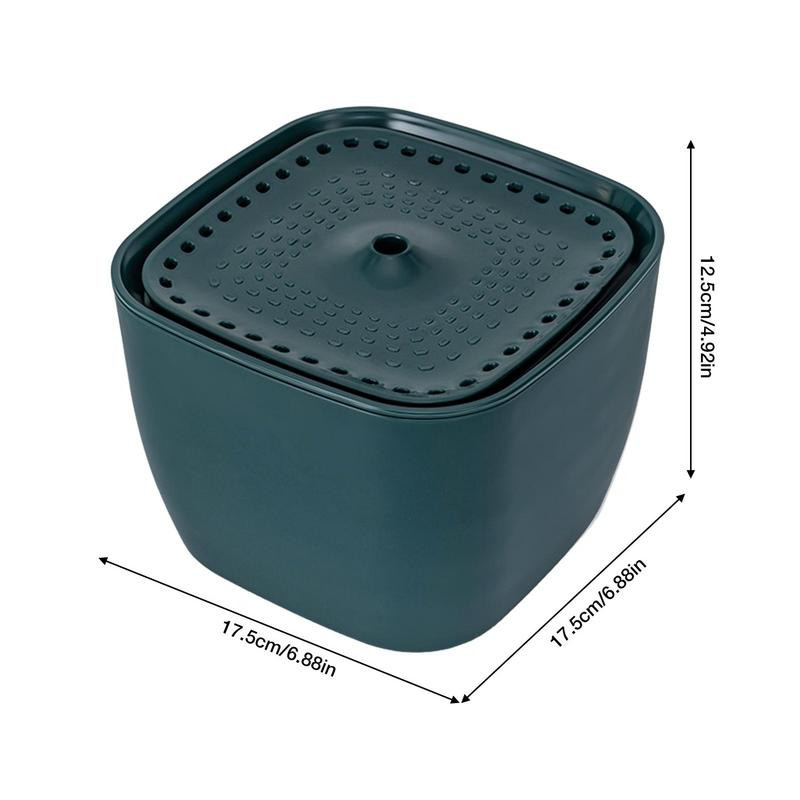 Kačių geriamieji fontanai Itin tylus naminių gyvūnėlių vandens fontanas 2,5 l automatinis kačių fontanas su išmaniuoju LED apšvietimu katėms / šunims