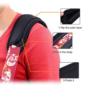 Τσάντα Laptop Shoulder Pads Αντικατάσταση χαρτοφύλακα με επένδυση Shoulder Pad Bag Strap Pad Carry Camera Σακίδιο πλάτης Κιθάρα σακίδιο