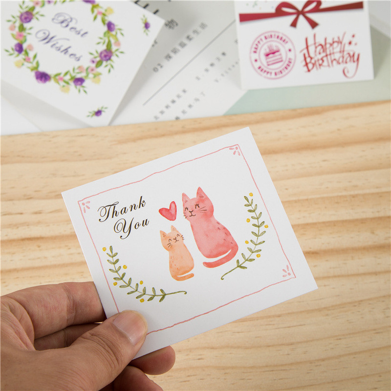 50 db féle mini üdvözlőlap Szóüzenet Kívánságkártyák köszönethez Gratulálunk évforduló esküvői anyák napja