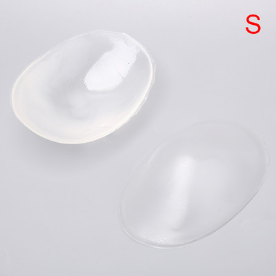 1 pár S/L váll push-up párna láthatatlan puha szilikon tapadó erősítő párna