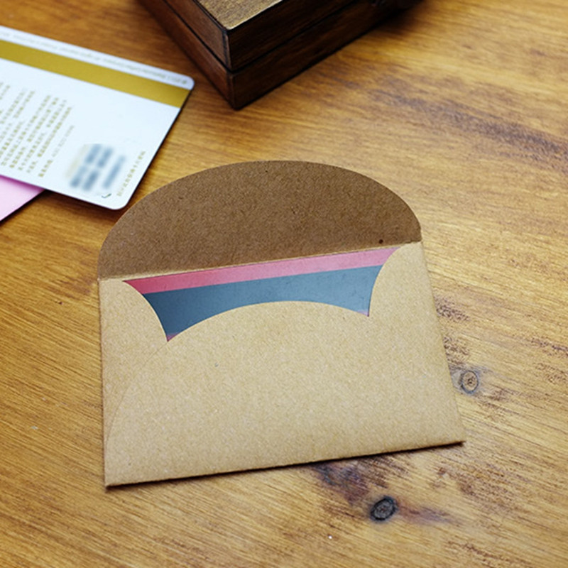 20vnt rankų darbo mini rankdarbių popierinis vokas rudas popierinis maišelis daugiafunkcis dovanų kortelės vokas vestuvių vakarėlio gimtadienio kvietimas