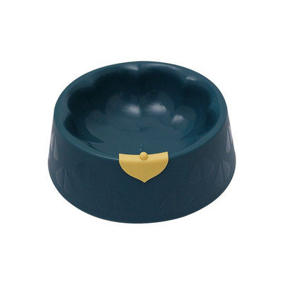 Csúszásmentes virágforma Kisállattál Fröccsenésmentes műanyag macska vizestál virágforma Felborulásgátló levél dekoráció Kutyák Ételek macskák