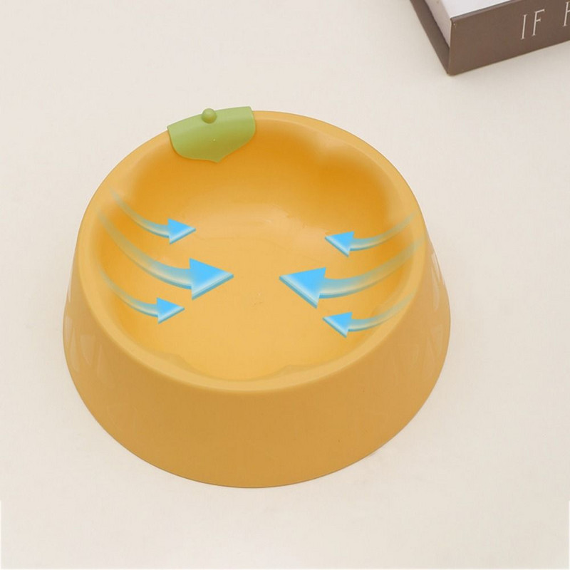 Csúszásmentes virágforma Kisállattál Fröccsenésmentes műanyag macska vizestál virágforma Felborulásgátló levél dekoráció Kutyák Ételek macskák