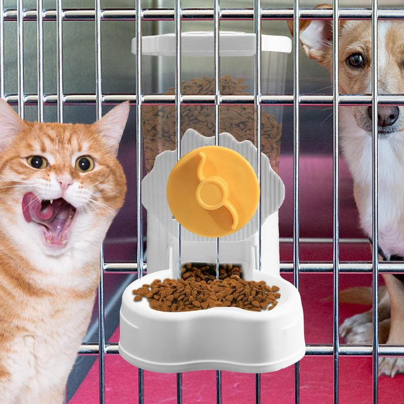 Gravitációs etető etetőtál macskákhoz Levehető kisállat automatikus etetők kutyagörényhez sün kölyök csincsilla nyúl cica