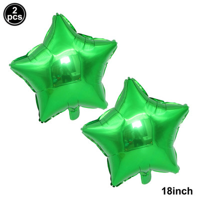 2 vnt. / partijoje 32 colių žalios spalvos folijos balionai 18 colių futbolo helio kamuoliukai Futbolo futbolo gimtadienio vakarėlio dekoracijos sporto temomis