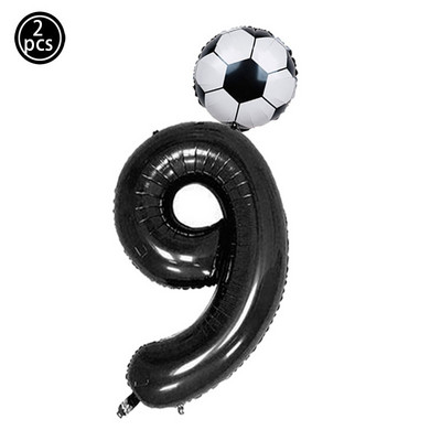 2 vnt. / partijoje 32 colių žalios spalvos folijos balionai 18 colių futbolo helio kamuoliukai Futbolo futbolo gimtadienio vakarėlio dekoracijos sporto temomis