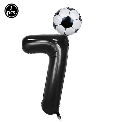 2 vnt. / partijoje 32 colių žalios spalvos folijos balionai 18 colių futbolo helio kamuoliukai Futbolo futbolo gimtadienio vakarėlio dekoracijos sporto temomis