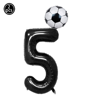 2 vnt. / partijoje 32 colių žalios spalvos folijos balionai 18 colių futbolo helio kamuoliukai Futbolo futbolo gimtadienio vakarėlio dekoracijos sporto temomis