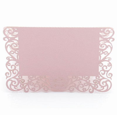 50db Csipke Név Helykártyák Lézerrel vágott Születésnapi Party Favor Esküvői Dísz Asztaldekor Barkácsasztal név Üzenet Üdvözlőlapok