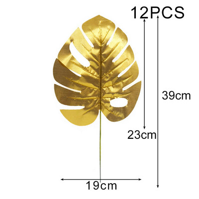 Havaju mākslīgās tropiskās palmu lapas Vasaras džungļu tematiskā ballīte Kāzu dzimšanas diena Mājas dekorēšana Flamingo Luau ALOHA ballīte