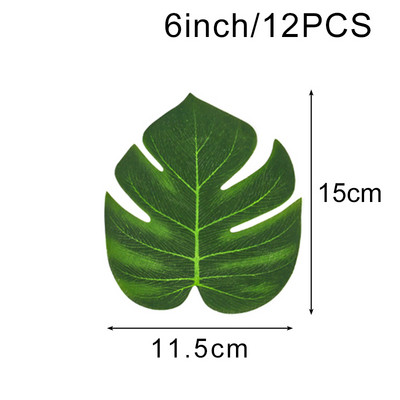 Havaju mākslīgās tropiskās palmu lapas Vasaras džungļu tematiskā ballīte Kāzu dzimšanas diena Mājas dekorēšana Flamingo Luau ALOHA ballīte