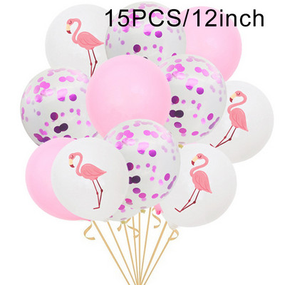 Havaju mākslīgās tropiskās palmu lapas Vasaras džungļu tematiskā ballīte Kāzu dzimšanas diena Mājas dekorēšana Flamingo Luau ALOHA ballīte