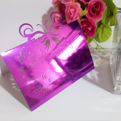 50 vnt. / Lot lazeriu iškirptas drugelis širdies formos sėdynės kortelė Vestuvių pobūvio stalo pavadinimas Vietos kortelės Palankumo stalo dekoravimas 6Z-SH086