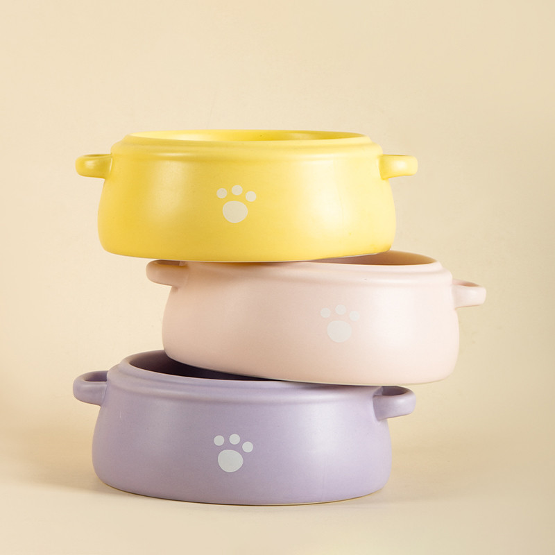 Kaķi Keramikas bļoda Matēta mājdzīvnieku barība Ūdens barotavas Kucēni Suņi Barošana Dzeršana Ēšana Izlietnes Bļodas