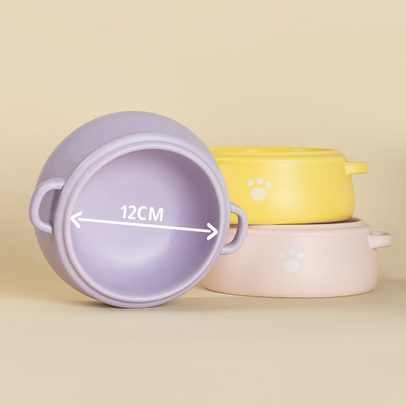 Kaķi Keramikas bļoda Matēta mājdzīvnieku barība Ūdens barotavas Kucēni Suņi Barošana Dzeršana Ēšana Izlietnes Bļodas