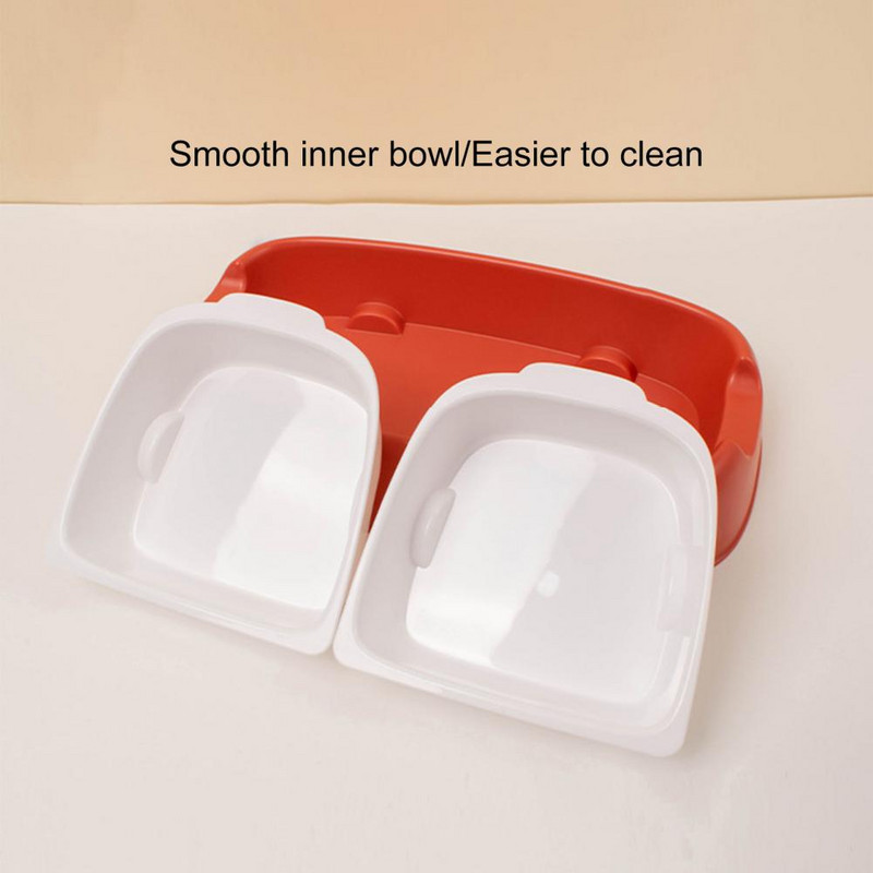 Kutya vizes tál Vastag állateledel tál szag nélkül Nagy kapacitású élelmiszer minőségű állateledel tál kisállat cucc