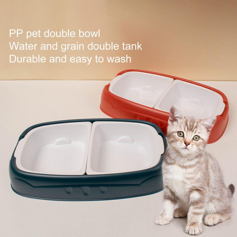 Kutya vizes tál Vastag állateledel tál szag nélkül Nagy kapacitású élelmiszer minőségű állateledel tál kisállat cucc