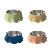 Kaķu bļoda pret apgāšanos Stabils kaķu barošanas trauks Kaķu barības bļoda zaķim