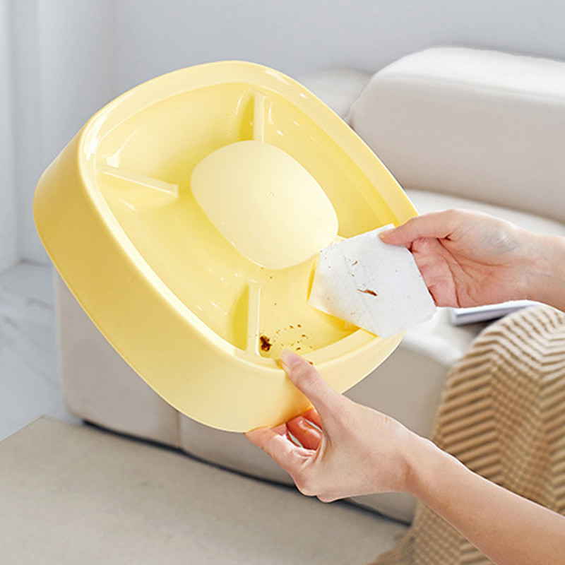 Πολυλειτουργικό πιάτο τροφής για σκύλους γάτας Πλαστικό ανθεκτικό και αργό τροφοδότη Πολυλειτουργικό πιάτο τροφής για γατάκια Προμήθειες για κατοικίδια