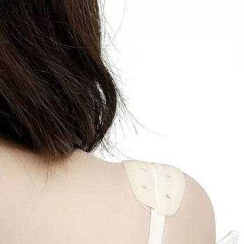 Силиконови презрамки за сутиен Възглавници Държач Нехлъзгащи се гъвкави протектори за рамена Подложки Улесняват дискомфорта в раменете (задържат) Многоцветни, 1 чифт