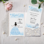 1 gab rozā sarkanā baltā bordo ar lāzergrieztu ziedu kabatas apsveikuma kartītes ar aploksni, pielāgotas ballītes kāzām