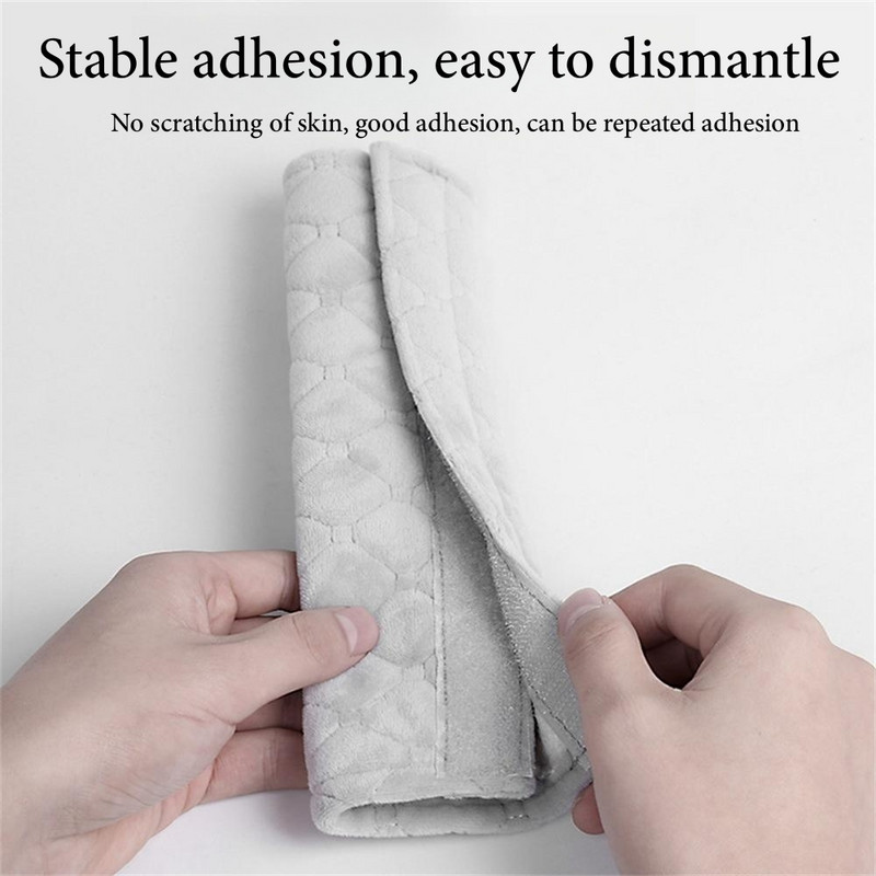 Autó biztonsági öv vállpárna egyszínű kristály plüss vállvédő huzat Kényelmes gyerekülés vállpánt Díszek Eszközök