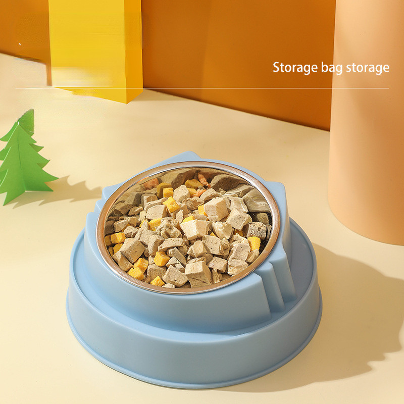 200ml 15 fokban dönthető rozsdamentes acél macskatál csúszásmentes talp kiskutya macskáknak ivóvíz adagoló nyakvédő edény kisállattál