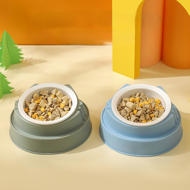 200ml 15 fokban dönthető rozsdamentes acél macskatál csúszásmentes talp kiskutya macskáknak ivóvíz adagoló nyakvédő edény kisállattál