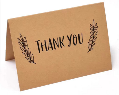 10db köszönőkártya nátronpapírból készült üdvözlőkártya kézzel készített összecsukható típusú kártyák kívánság esküvői ajándékhoz vendégnek