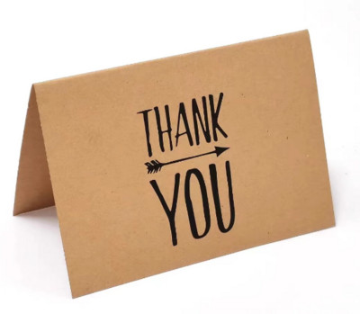 10db köszönőkártya nátronpapírból készült üdvözlőkártya kézzel készített összecsukható típusú kártyák kívánság esküvői ajándékhoz vendégnek